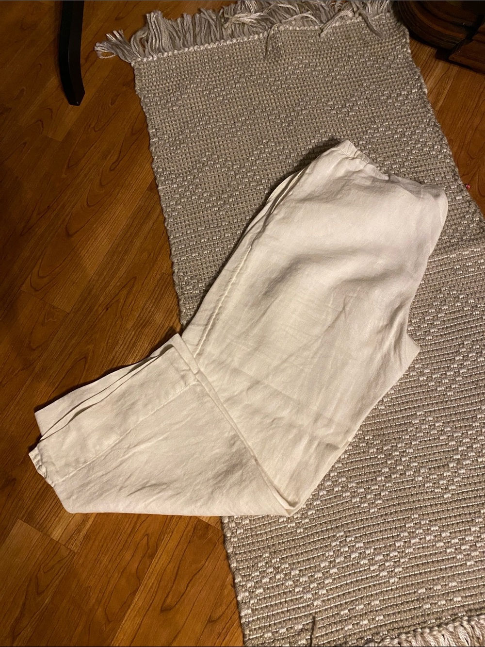 J. Jill Women’s Cream Linen Chinos